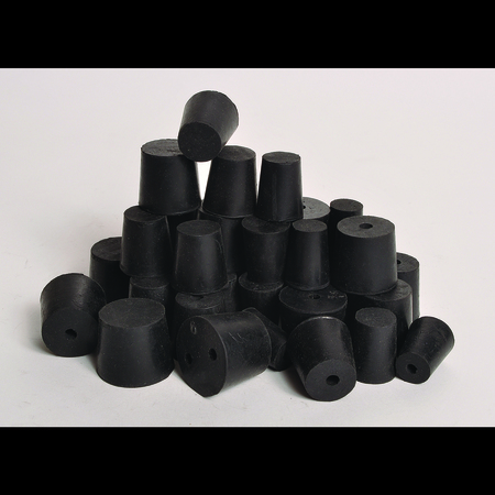 UNITED SCIENTIFIC Rubber Stoppers, Solid, #16 RST16-S